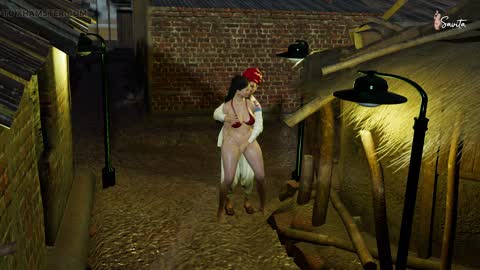 Village headman fucks Savita Bhabhi's tight pussy in a public field - Savita Bhabhi's Business Deal