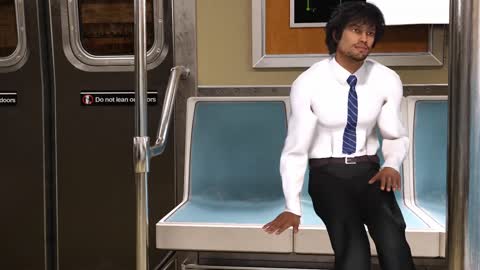 She Always Gets a Seat on the Train - 6