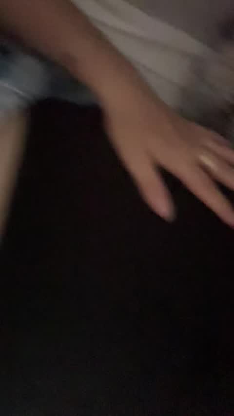 I'm All Wet Lying on the Train and Stroking Myself and Touching My Breasts!