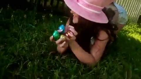 Angela White - Easter bunny covers her tits with chocolate