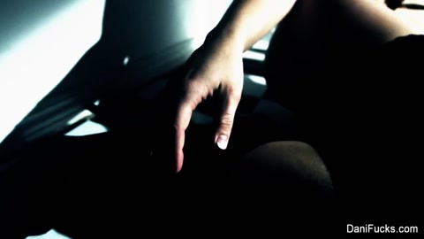 Erotic solo session with brunette cutie Dani Daniels