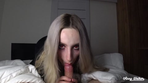 Night Dick Hunter got a Load of Cum in Her Mouth