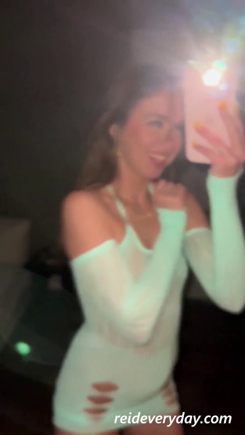 Petite Brunette's Sloppy POV Blowjob with Dildo