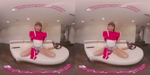 Sweet Brunette Masturbating with Dildo Vr Porn